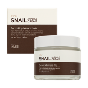 TENZERO RICH SNAIL AMPOULE CREAM 2X