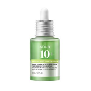 ANUA AZELAIC ACID 10 HYALURON REDNESS SOOTHING SERUM